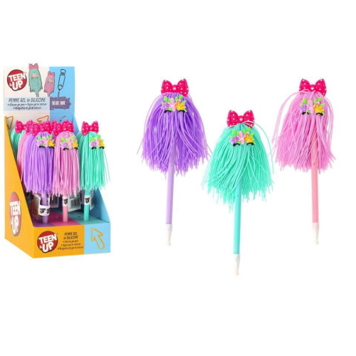 PENNA CON CAPELLI IN SILICONE