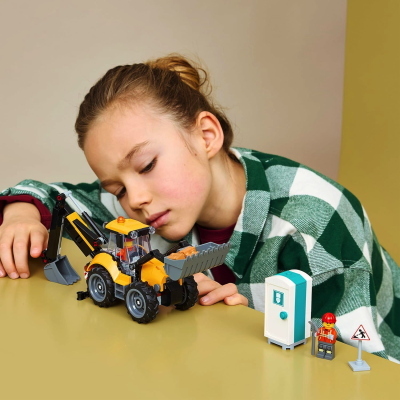 LEGO CITY SCAVATRICE DA CANTIERE GIALLA