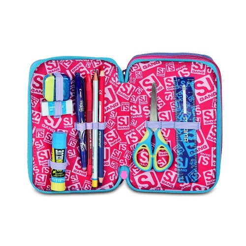ASTUCCIO 3 ZIP SJ GANG GLOW LED UNICORN GIRL