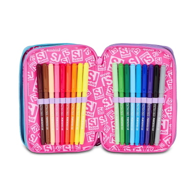 ASTUCCIO 3 ZIP SJ GANG GLOW LED UNICORN GIRL