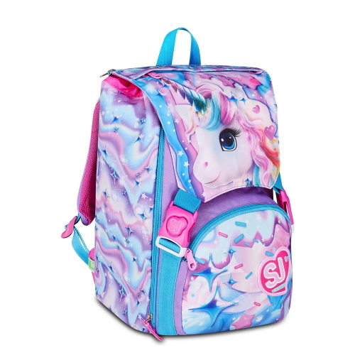 ZAINO SDOPPIABILE BIG SJ GANG GLOW LED UNICORN GIRL