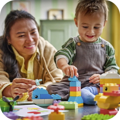 LEGO DUPLO SCATOLA CREATIVA COLORATA