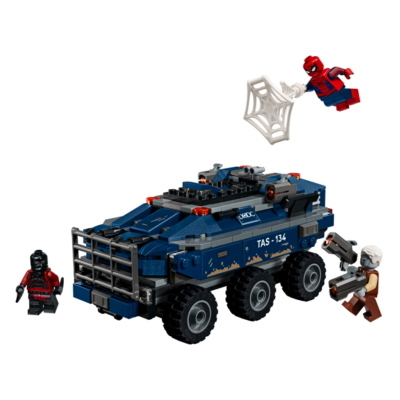 LEGO MARVEL SPIDER-MAN INSEGUIMENTO DEL TRASPORTATORE DI DETENUTI