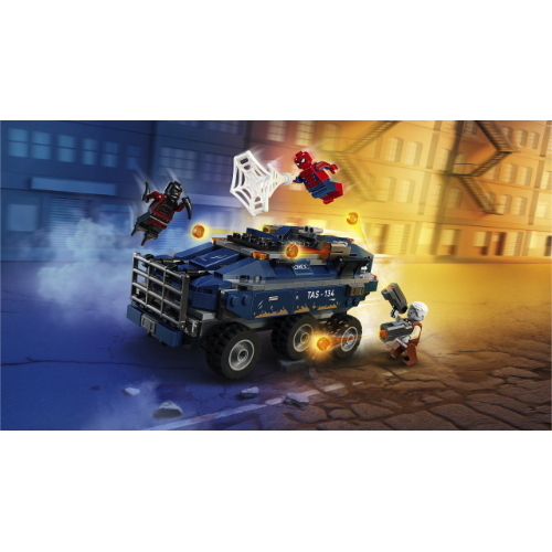 LEGO MARVEL SPIDER-MAN INSEGUIMENTO DEL TRASPORTATORE DI DETENUTI