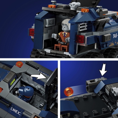 LEGO MARVEL SPIDER-MAN INSEGUIMENTO DEL TRASPORTATORE DI DETENUTI