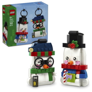 LEGO PUPAZZI DI NEVE ORNAMENTALI