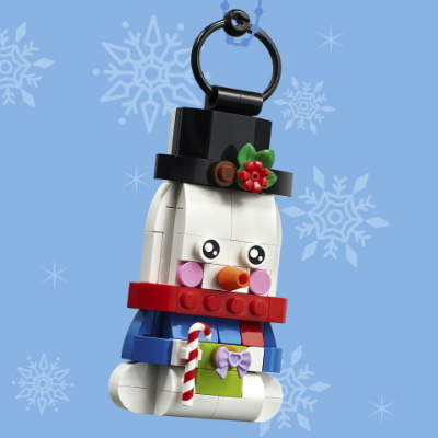 LEGO PUPAZZI DI NEVE ORNAMENTALI