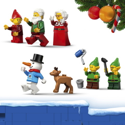 LEGO CALENDARIO AVVENTO CITY BABBO NATALE