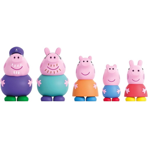 PEPPA PIG FAMIGLIA 5 PERSONAGGI