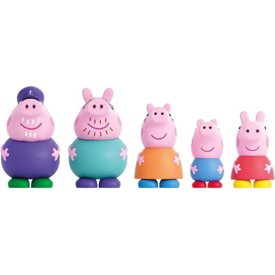 PEPPA PIG FAMIGLIA 5 PERSONAGGI
