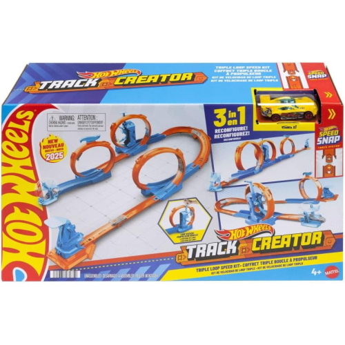 HOT WHEELS PISTA TRIPLO LOOP PLAYSET