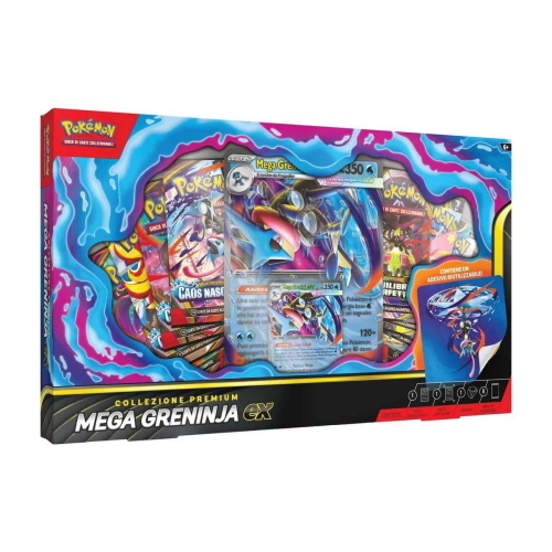 POKEMON MEGA GRENINJA EX COLLEZIONE SUPER PREMIUM