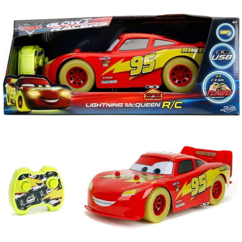 DISNEY/PIXAR CARS GLOW RACER RC IN SCALA 1:14, CM.31