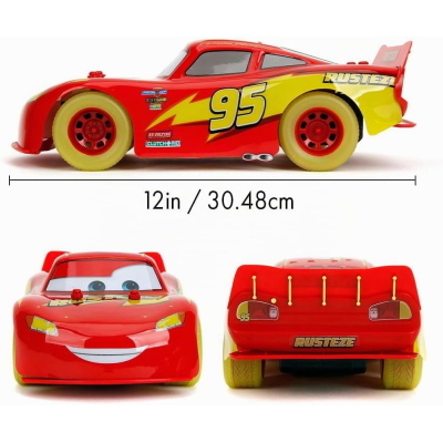 DISNEY/PIXAR CARS GLOW RACER RC IN SCALA 1:14, CM.31