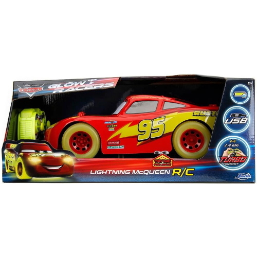 DISNEY/PIXAR CARS GLOW RACER RC IN SCALA 1:14, CM.31