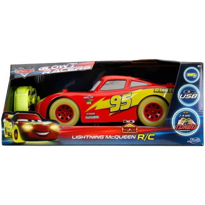 DISNEY/PIXAR CARS GLOW RACER RC IN SCALA 1:14, CM.31