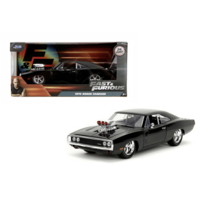 FAST & FURIOUS 1970 DODGE CHARGER IN SCALA 1:24 DIE-CAST, FUNZIONAMENTO A RUOTA LIBERA, PARTI APRIBILI