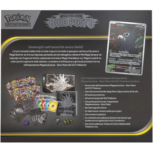 POKEMON SET ALLENATORE FUORICLASSE BUIO PESTO MEGAEVOLUZIONE