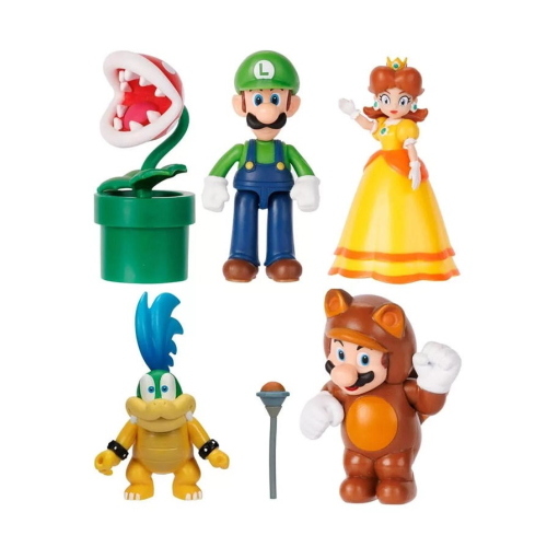 NINTENDO SUPER MARIO ASSORTIMENTO PERSONAGGI ARTICOLATI 6 CM