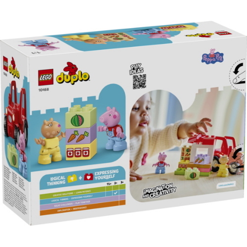 LEGO DUPLO PEPPA PIG TRATTORE E MERCATO    
