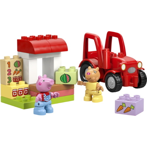 LEGO DUPLO PEPPA PIG TRATTORE E MERCATO    