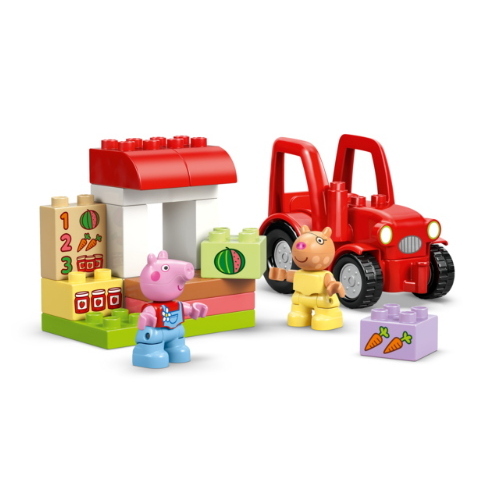 LEGO DUPLO PEPPA PIG TRATTORE E MERCATO    
