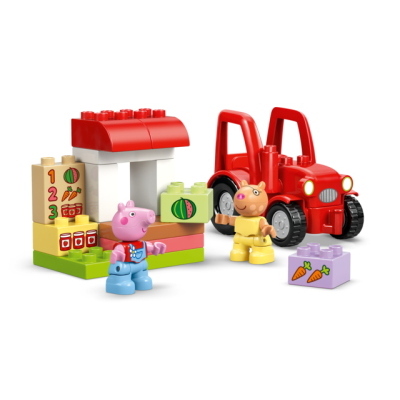 LEGO DUPLO PEPPA PIG TRATTORE E MERCATO    