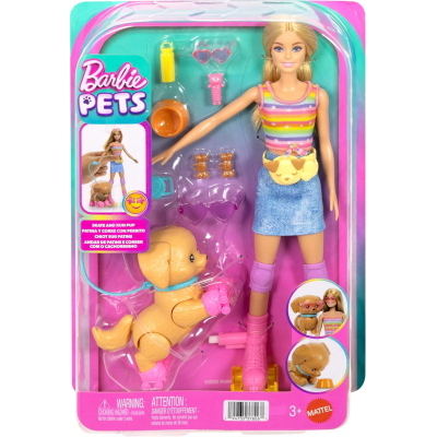 BARBIE & CUCCIOLO SUI PATTINI BLONDE