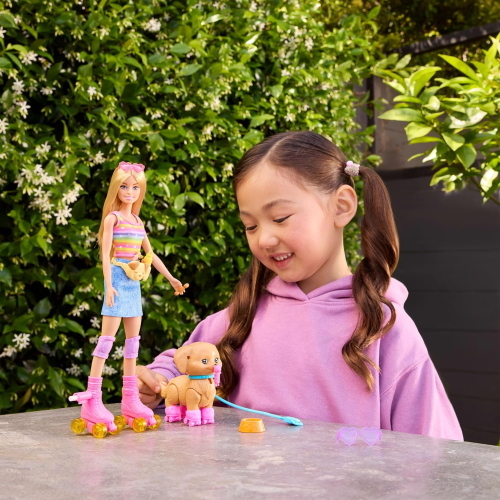 BARBIE & CUCCIOLO SUI PATTINI BLONDE