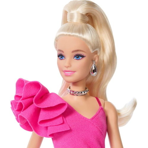 BARBIE FASHIONISTA DELUXE STYLE BIONDA VESTITO FUCSIA