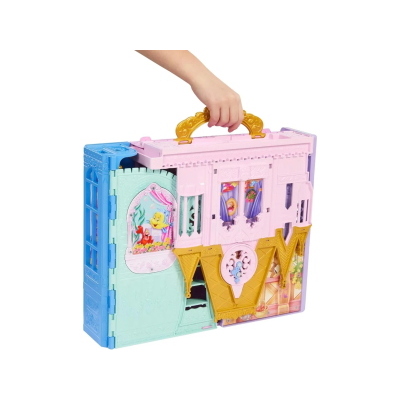 DISNEY PRINCESS CASTELLO FOLD & GO RAPERONZOLO CON BAMBOLA