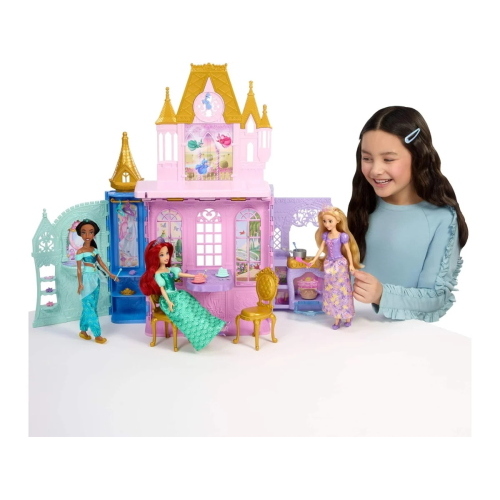 DISNEY PRINCESS CASTELLO FOLD & GO RAPERONZOLO CON BAMBOLA