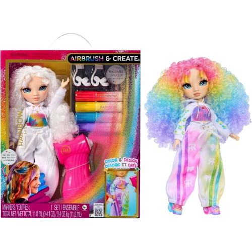 RAINBOW HIGH AIR BRUSH & CREATE FASHION DOLLS GREEN EYES