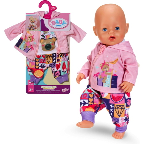 BABY BORN COMPLETO NEONATO 43CM