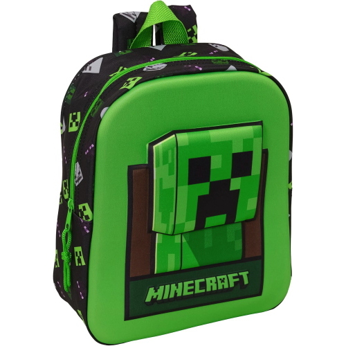 ZAINO MINECRAFT 3D 27 CM 
