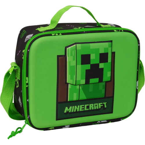 BORSA PORTAMERENDA MINECRAFT 3D 27 CM 