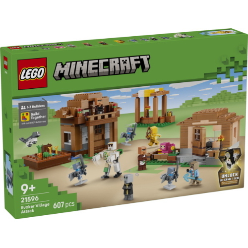 LEGO MINECRAFT ATTACCO AL VILLAGGIO DELL'EVOCATORE