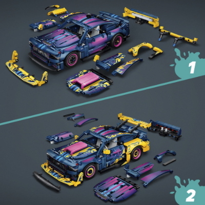 LEGO AUTO FORD MUSTANG GT CUSTOM GARAGE