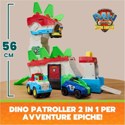 PAW PATROL DINO MOVIE PATROLLER TRASFORMABILE
