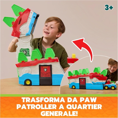 PAW PATROL DINO MOVIE PATROLLER TRASFORMABILE
