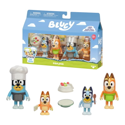 BLUEY ACTION FIGURE 4 PACK