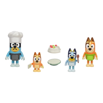 BLUEY ACTION FIGURE 4 PACK