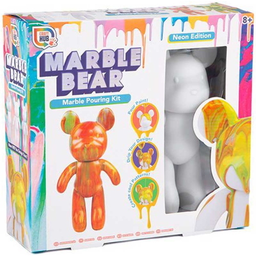 A DI ARTE - MARBLE BEAR ORSETTO TUTTO DA COLORARE
