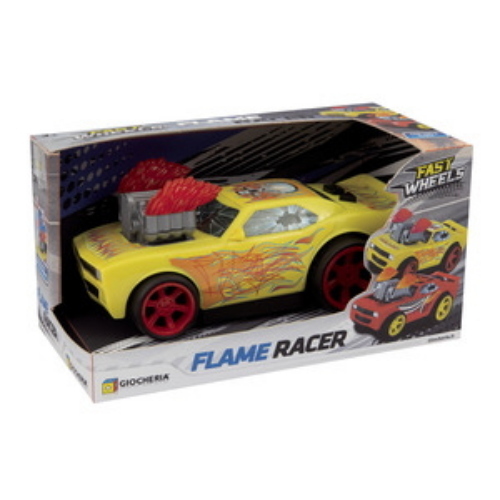 FAST WHEELS - MACCHINE FLAME RACERS LUCI E SUONI - 2 COLORI