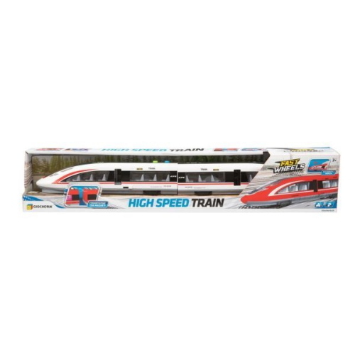 FAST WHEELS - TRENO ALTA VELOCITA' LUCI E SUONI - VAGONI MAGNETICI