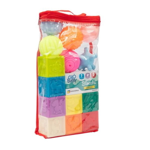 GIO' BABY - BLOCCHI SENSORIALI CUBI E PALLINE