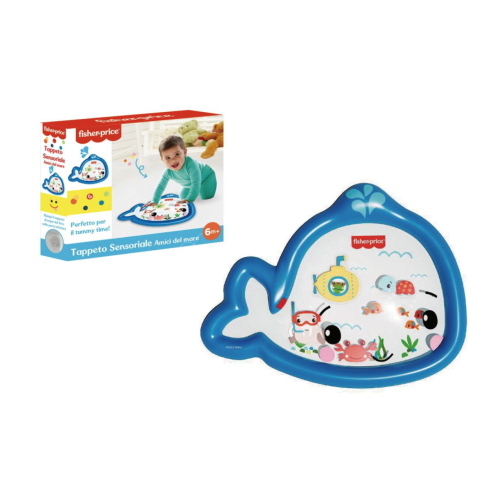 FISHER PRICE TAPPETO ACQUA SENSORIALE BALENA