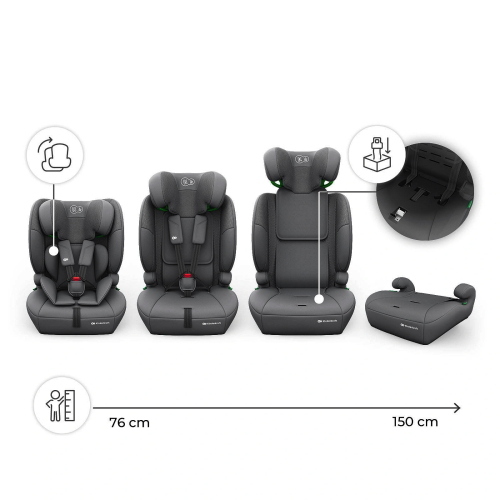 SEGGIOLINO AUTO KINDERKRAFT COMFORT UP 2 GREY