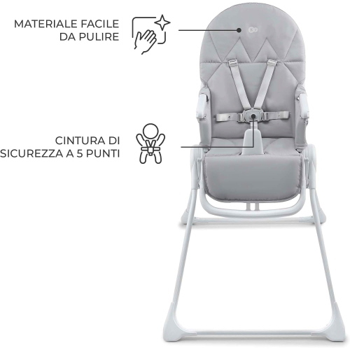 SEDIOLONE KINDERKRAFT BINCI GREY