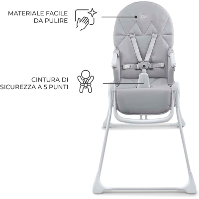 SEDIOLONE KINDERKRAFT BINCI GREY